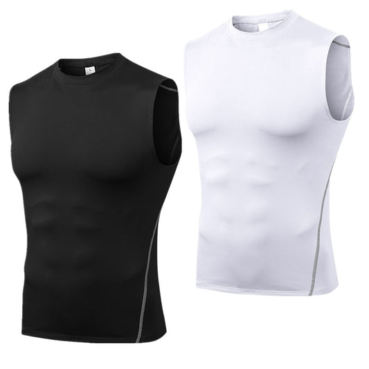 Men Compression Sport Skinny Vest Tight Tank Base Layer Sleeveless
